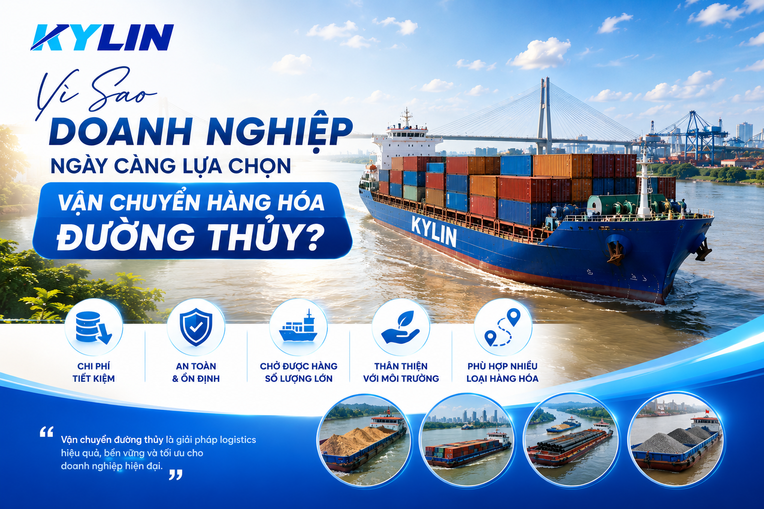 Vận chuyển hàng hóa đường thủy